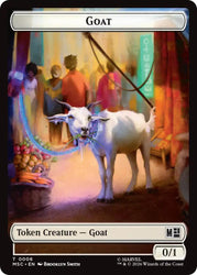 Goat // Construct Double-Sided Token [Marvel Super Heroes Commander Tokens]
