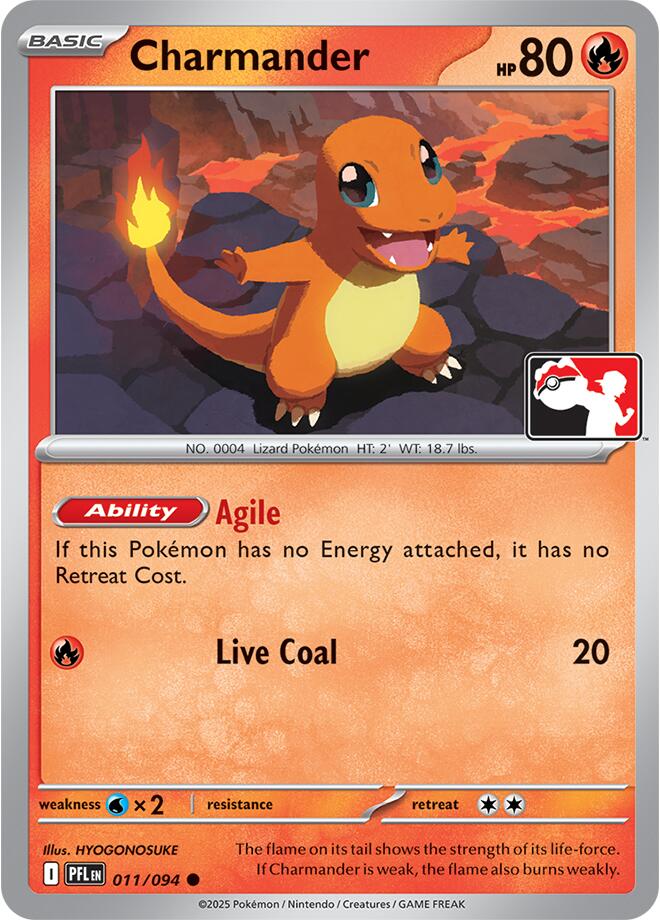 Charmander (011/094) [Prize Pack Series Nine]