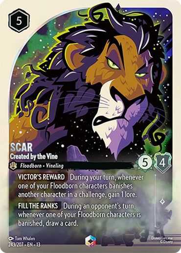 Scar - Created by the Vine (Enchanted) (243/207) [Attack of the Vine!]