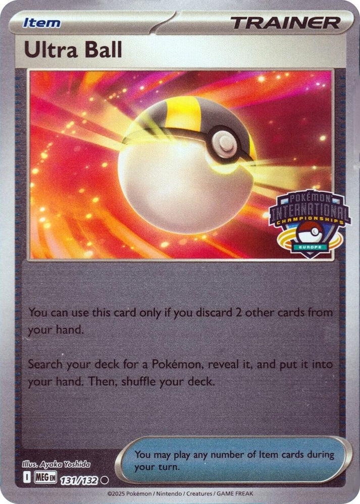 Ultra Ball (131/132) (European International Championship) [League & Championship Cards]