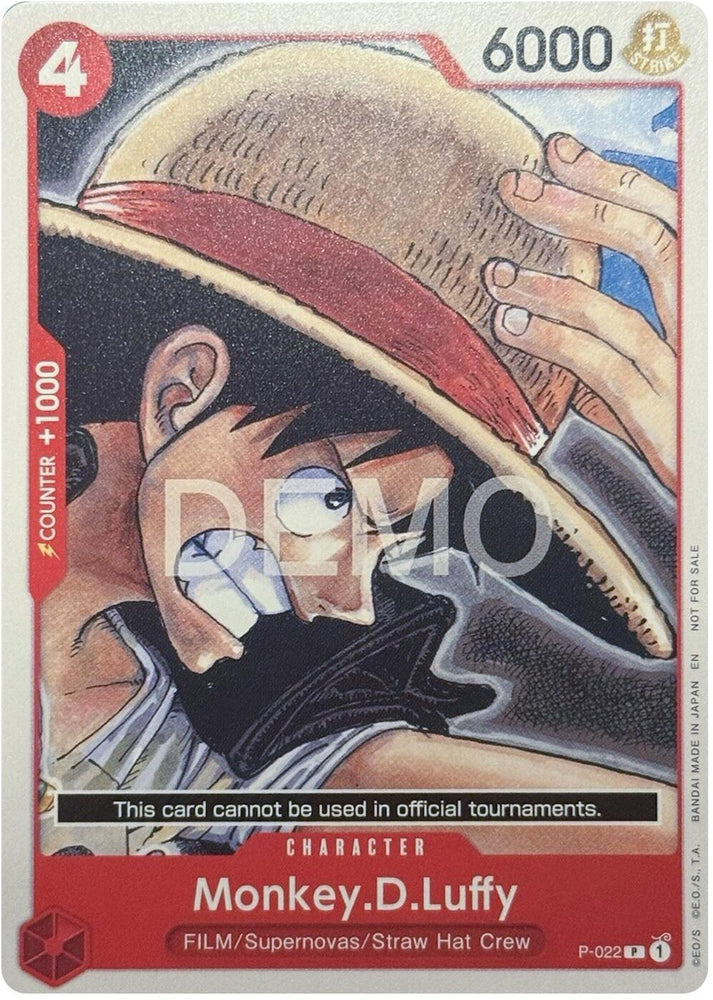 Monkey.D.Luffy (P-022) [One Piece Demo Deck Cards]