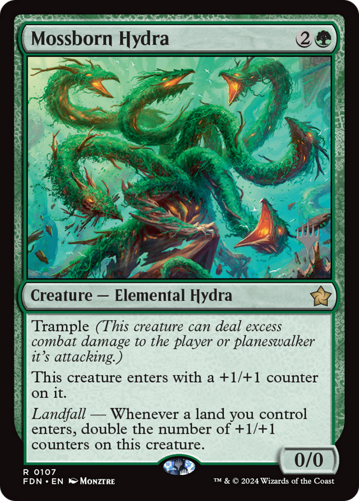 Mossborn Hydra [Lorwyn Eclipsed Promos]