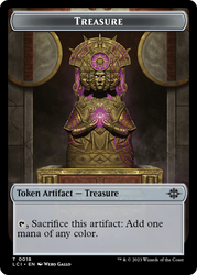 Treasure (0018) // Map Double-Sided Token [The Lost Caverns of Ixalan Tokens]