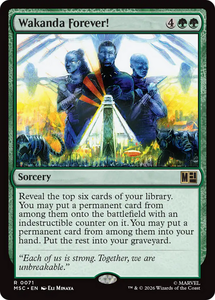Wakanda Forever! [Marvel Super Heroes Commander]