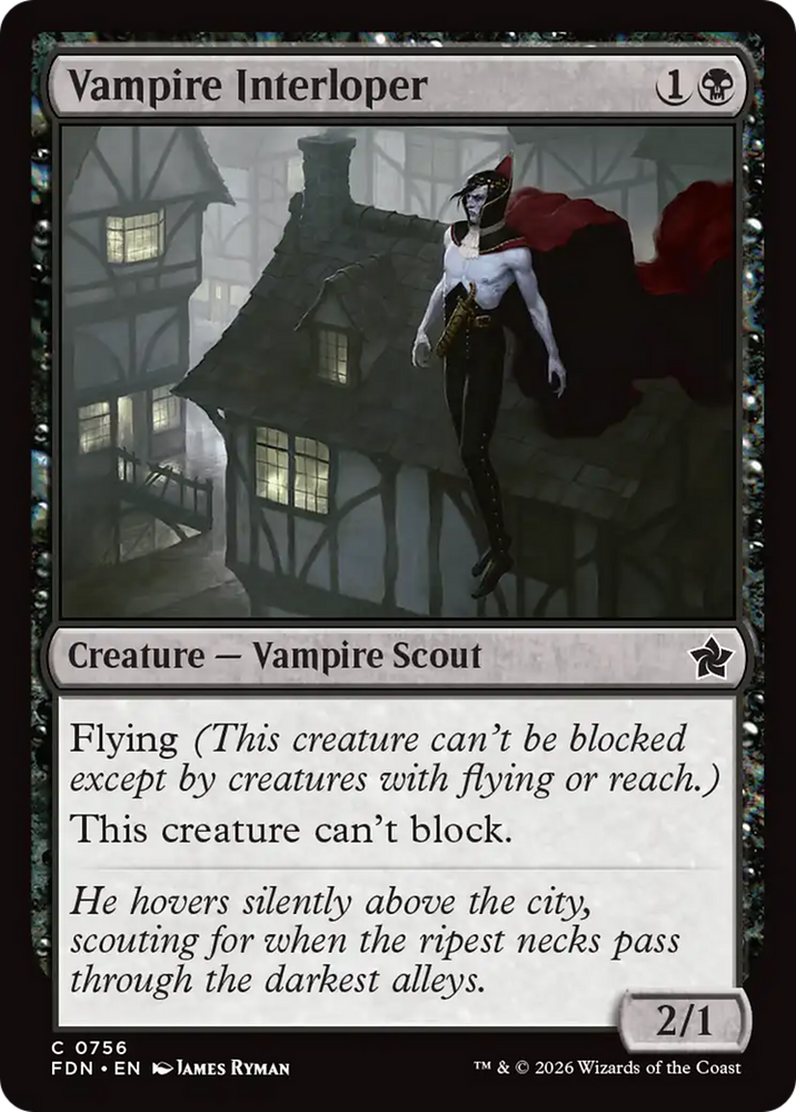 Vampire Interloper (0756) [Foundations]