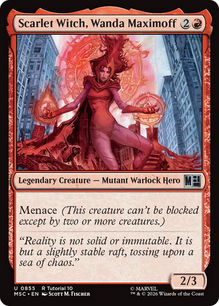 Scarlet Witch, Wanda Maximoff (0855) [Marvel Super Heroes Commander]