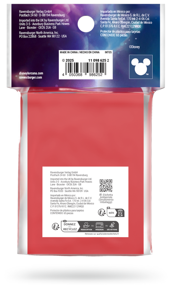 Disney Lorcana TCG Sleeves Fabled