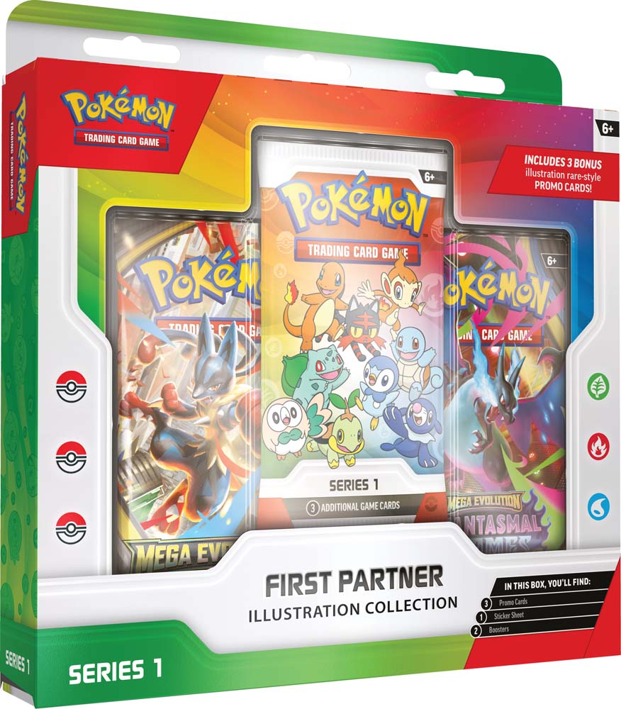 PKM Illustration Collection - First Partner Series 1
