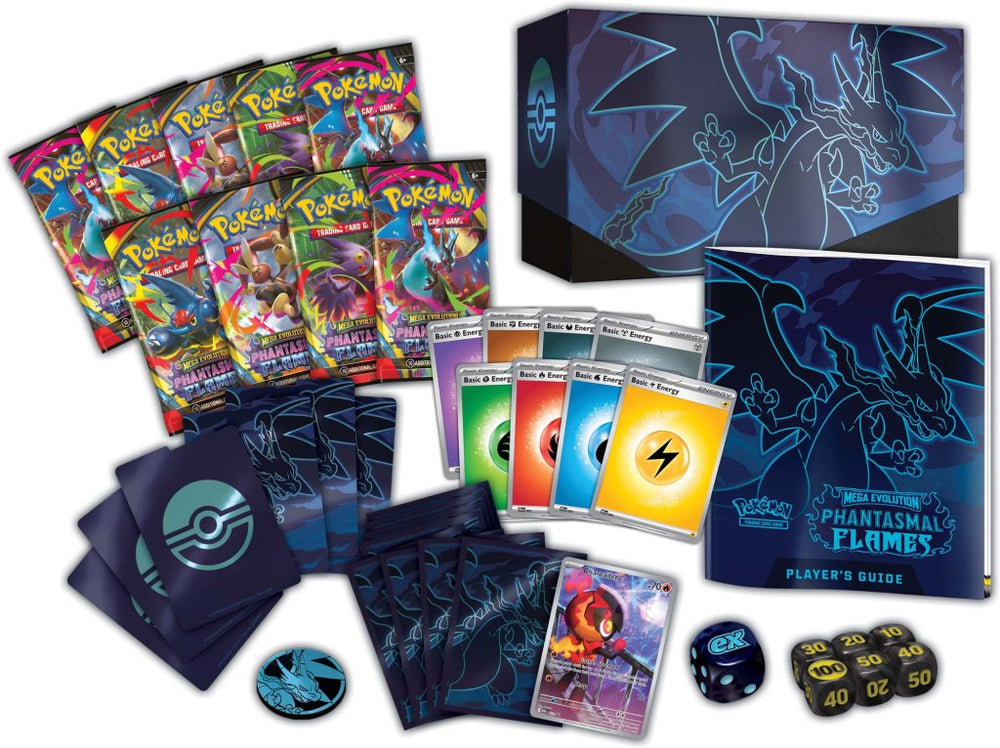 PKM Elite Trainer Box - Mega Evolution: Phantasmal Flames LIMIT 1 PER PERSON