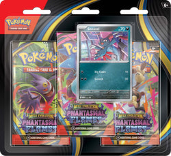 PKM Mega Evolution: Phantasmal Flames - 3 Pack Blister LIMIT 4 PER PERSON