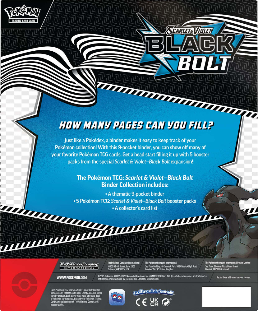 PKM Binder Collection - Black Bolt