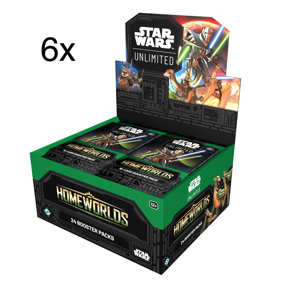 Star Wars Unlimited Booster Case (6x Booster Boxes) - Homeworlds