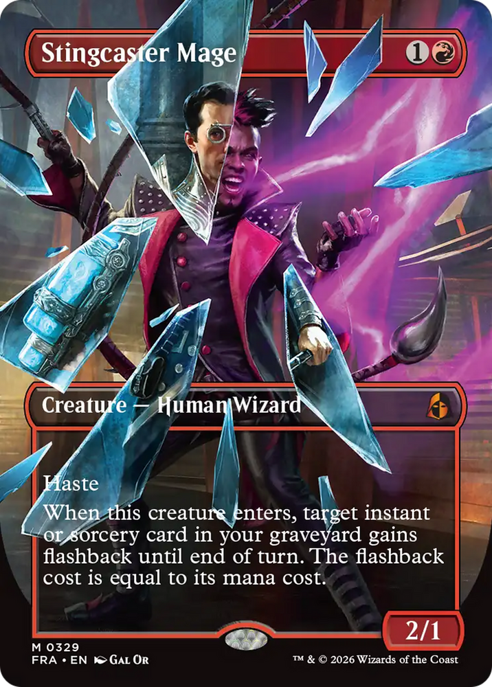 Stingcaster Mage (Borderless) [Reality Fracture]
