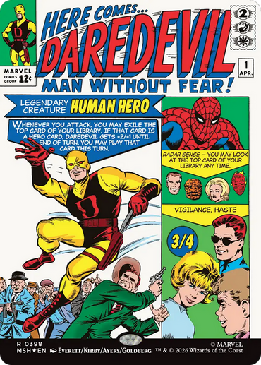 Daredevil, Man Without Fear (Borderless) (0398) [Marvel Super Heroes]