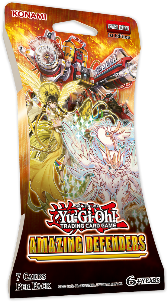 YGO Blister Pack - Amazing Defender (1st Edition)