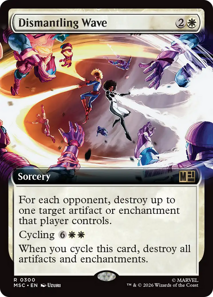 Dismantling Wave (Extended Art) [Marvel Super Heroes Commander]