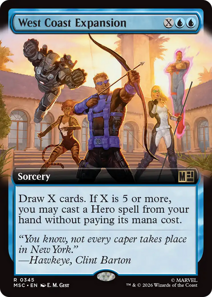 West Coast Expansion (Extended Art) [Marvel Super Heroes Commander]
