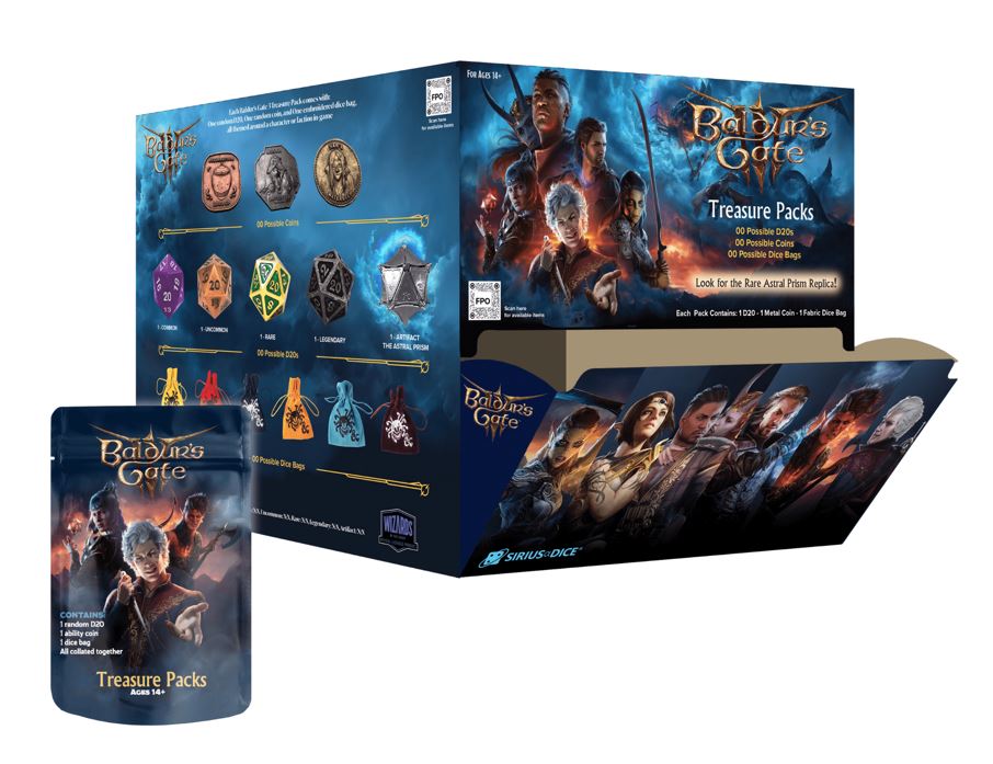 Sirius Dice – Baldur’s Gate 3 Treasure Packs