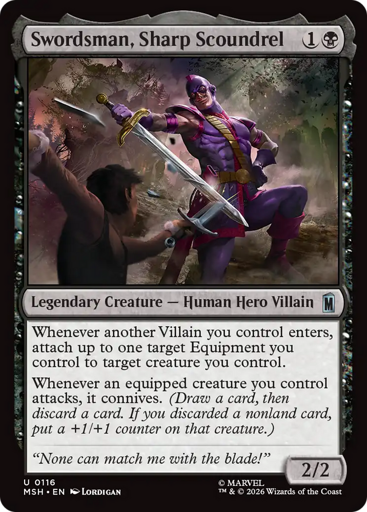 Swordsman, Sharp Scoundrel [Marvel Super Heroes]