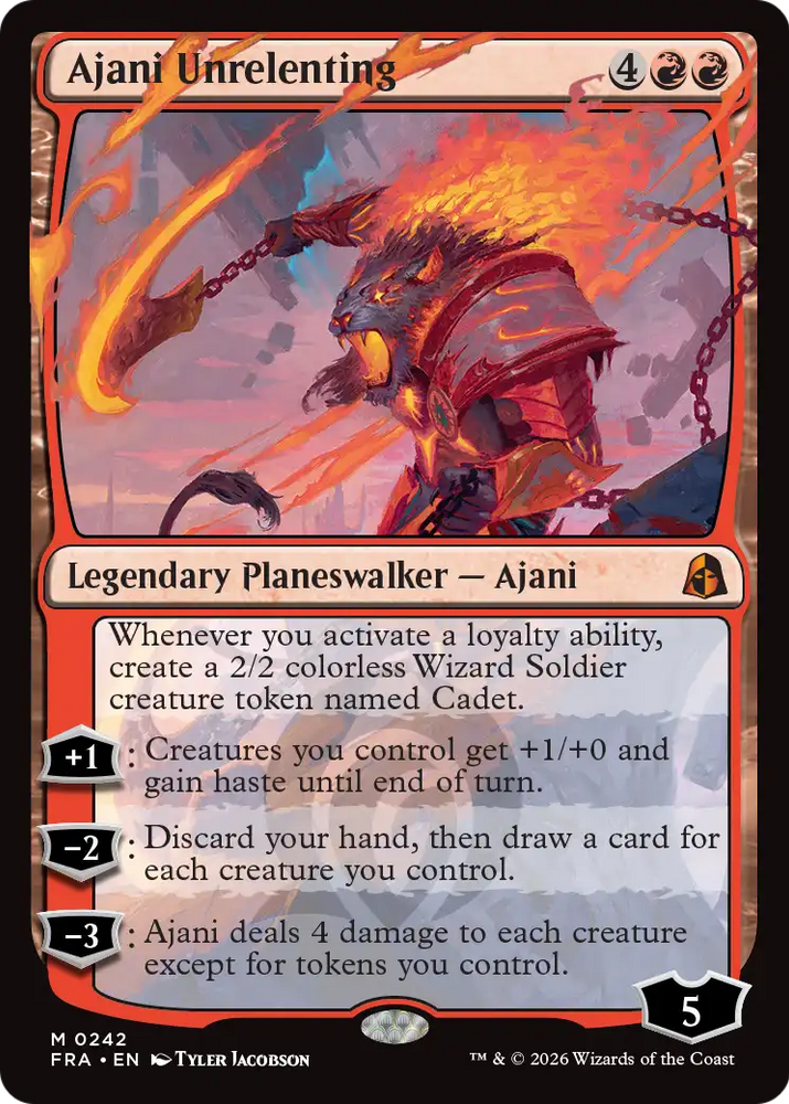 Ajani Unrelenting [Reality Fracture]