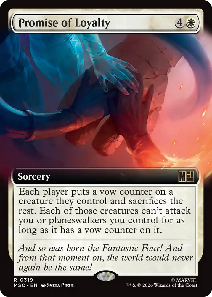 Promise of Loyalty (Extended Art) [Marvel Super Heroes Commander]
