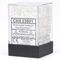 Chessex Dice (Translucent) 36d6