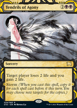 Tendrils of Agony (Foil Etched) [Strixhaven: Mystical Archive]