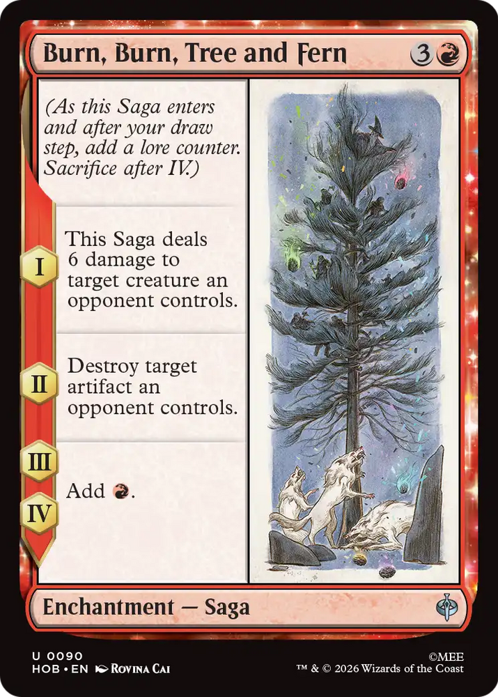 Burn, Burn, Tree and Fern [The Hobbit]