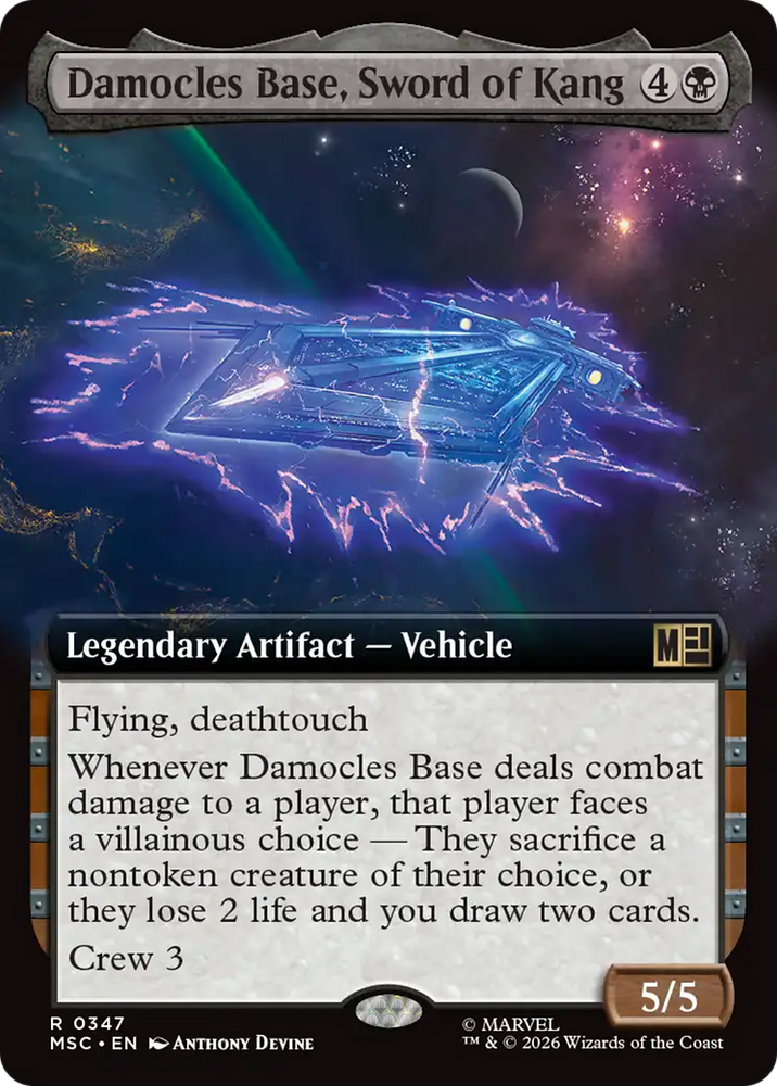 Damocles Base, Sword of Kang (Extended Art) [Marvel Super Heroes Commander]
