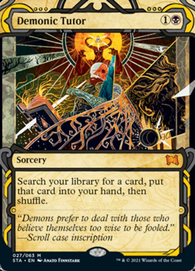 Demonic Tutor (Foil Etched) [Strixhaven: Mystical Archive]
