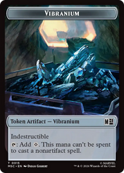 Beast // Vibranium Double-Sided Token [Marvel Super Heroes Commander Tokens]
