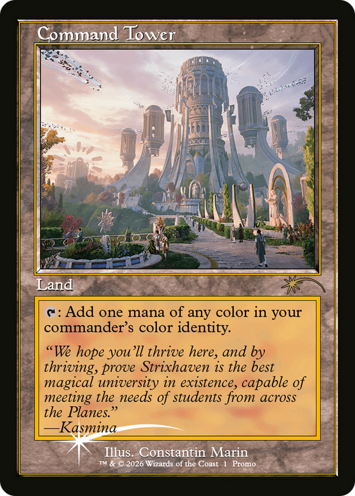 Command Tower (Strixhaven: Omens of Chaos) [Media Promos]