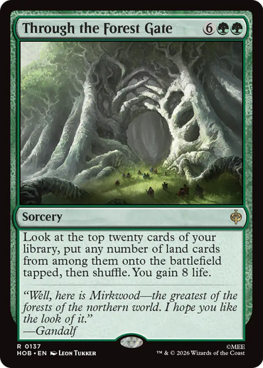 Through the Forest Gate [The Hobbit]