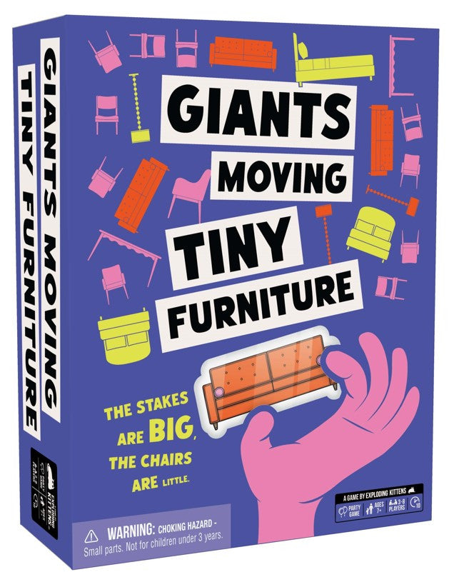 Giants Moving Tiny Furniture