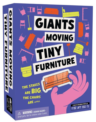Giants Moving Tiny Furniture
