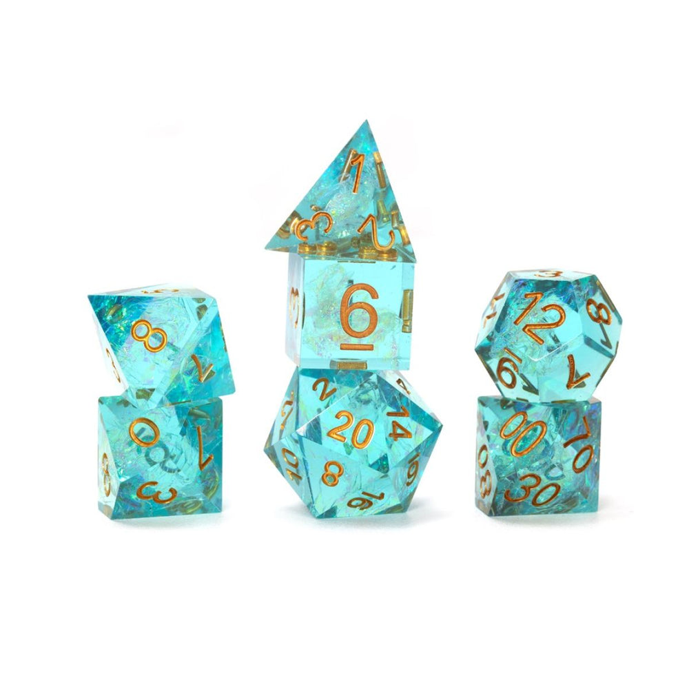 Sirius Dice – Dice Set – Sharp Aqua Fairy