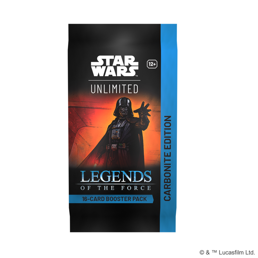 Star Wars Unlimited Carbonite Booster Pack - Legends of the Force